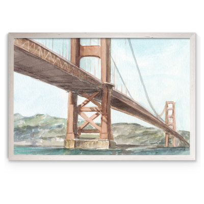 « emblématique aquarelle bridge iii » par paul cezanne-cadre photo, reproduction d’art