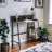 Rustic Oak With Black Finished Legs Writing Desk