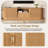 66.9‘’TV Stand With Sliding Wood Slatted Doors For Tvs Up To 75"-890534130
