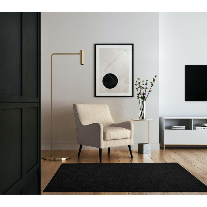Tapis noir utilitaire 3 pi x 5 pi Destan
