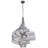 Flow 6-Light Twist Pendant - Steel-484989815-484989808