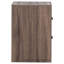 Table de chevet à 2 tiroirs en chêne, 32,93 lb, tiroirs spacieux et table de chevet de style rustique avec deux tablettes en chêne de 16,32 po de profondeur, conception rectangulaire moderne pour-339855128