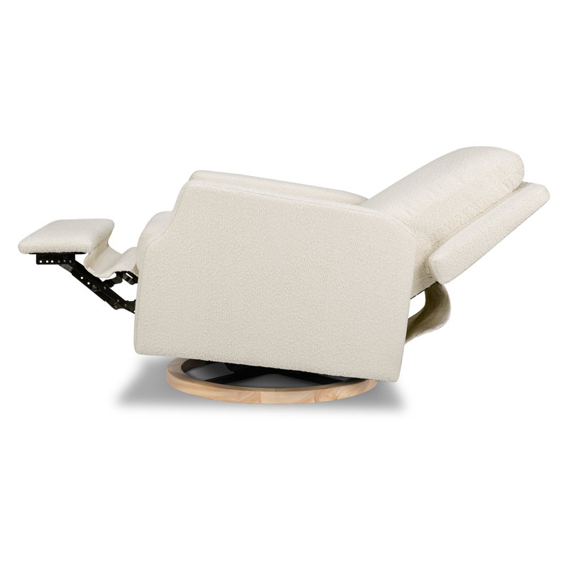 Crewe Recliner and Swivel Glider, Ivory Boucle
