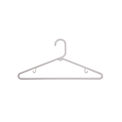 Friley Plastic Standard Hanger for Dress/Shirt/Sweater