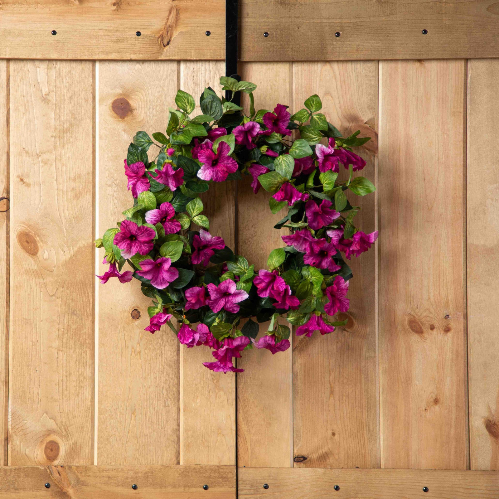 Handcrafted Silk Wreath, 30" H x 30" W x 6" D