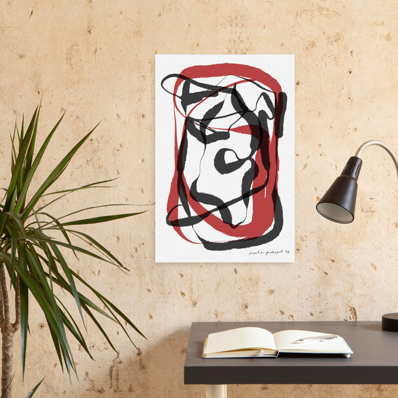 Art contemporain contemporain abstrait, H 24 po x l 16 po
