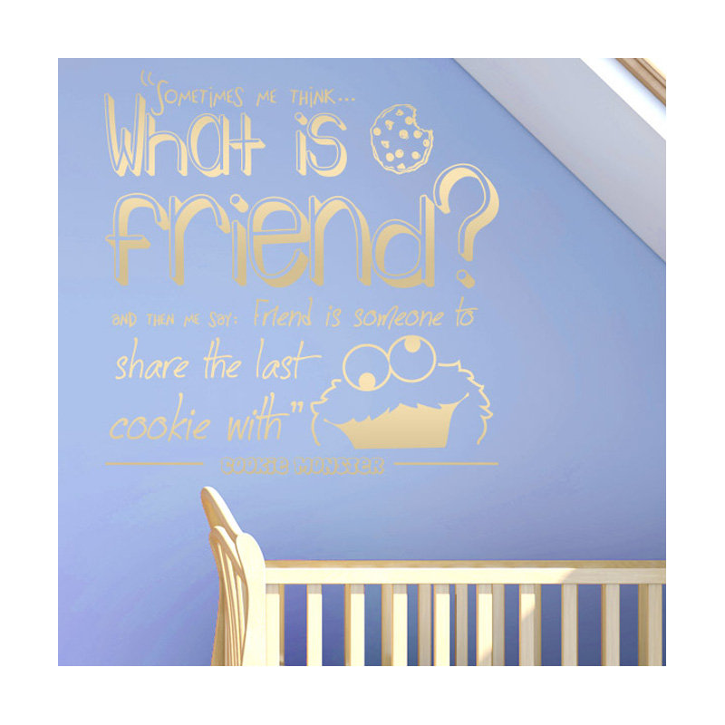 Wall Decal, Shiny Gold