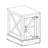 Farmhouse End Table Nightstand Rectangular Farmhouse End Table With Barn Door And Adjustable Storage Shelf, Rustic Sofa Side Table-1406967426