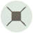 Vittorino Round 48-Inch Glass Top Counter Height Dining Table Brown