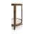 Jacques Mirrored Glass Top End Table
