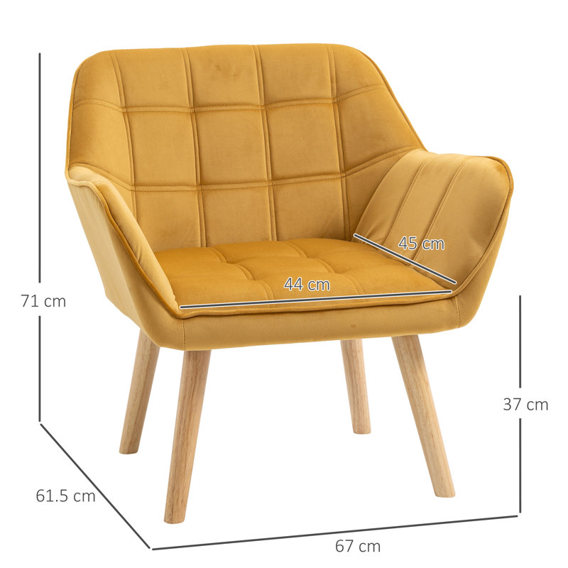 Katha Velvet Armchair