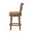 Ewan Swivel Upholstered Counter Stool with Solid Wood Frame-329419282-329419283