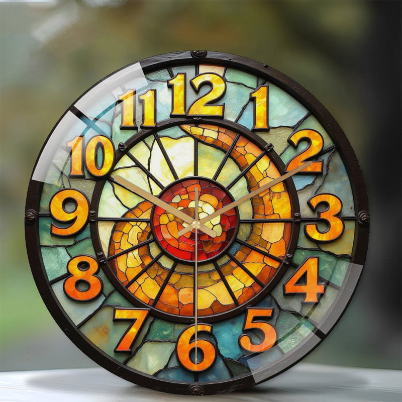 Horloge murale décorative 12 po