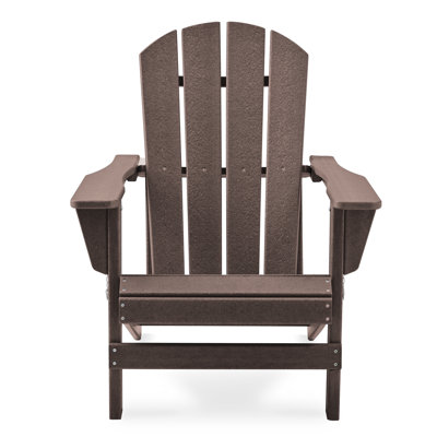 Resin Folding Adirondack Chair by YOHO BEDDING INC