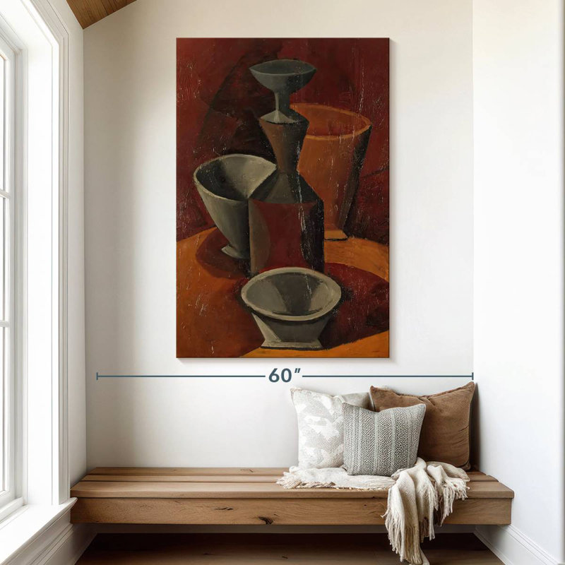 Avery Pitcher And Bowls, 51" H x 34" W