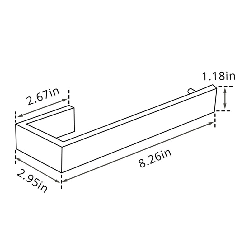 Porte-serviettes en acier inoxydable SUS304