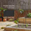 Ensemble de 2 treillis de jardin en métal pour plantes grimpantes, noir