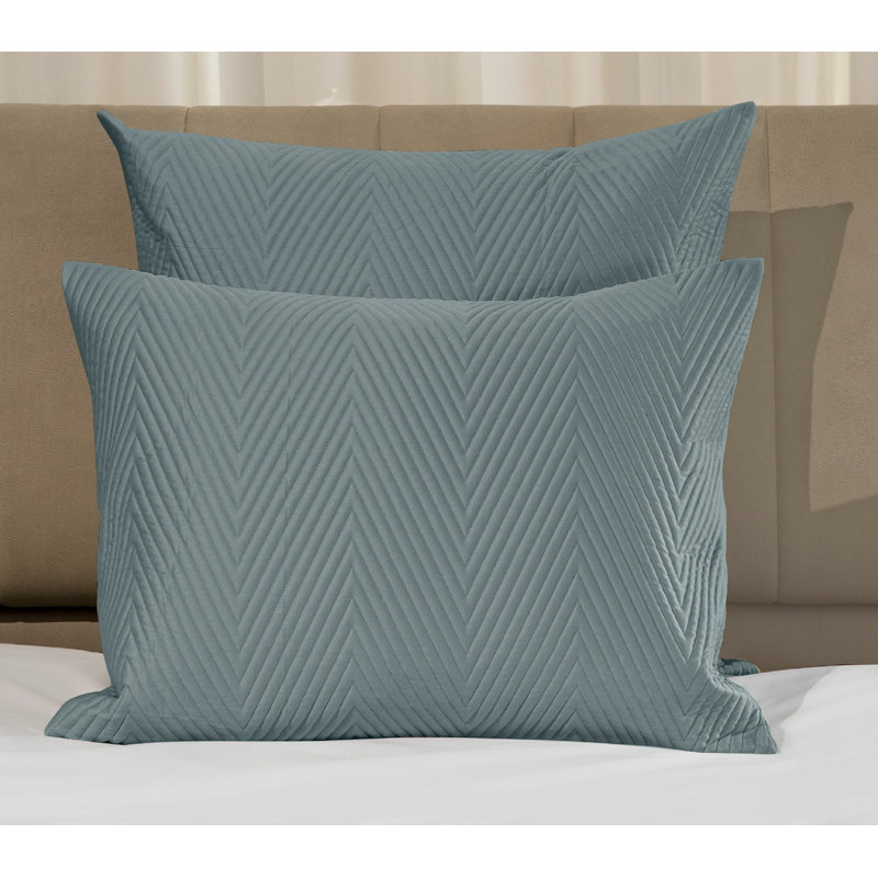 Letizia Sham, Standard, Wilton Blue