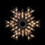 15.25" Lighted Snowflake Christmas Window Silhouette Decoration
