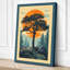 Tree Against the Sun Scandinavian - Wrapped Canvas-131764655-131764665