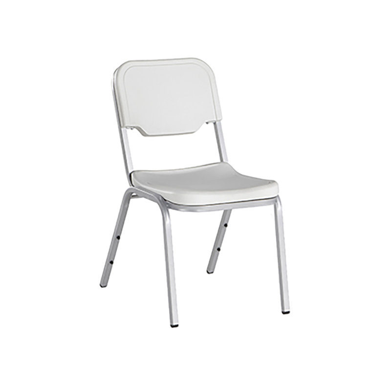 Chaise empilable de bureau sans accoudoirs, Platine