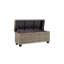 Coffre de rangement 42 po Kubu Rattan & Acajou