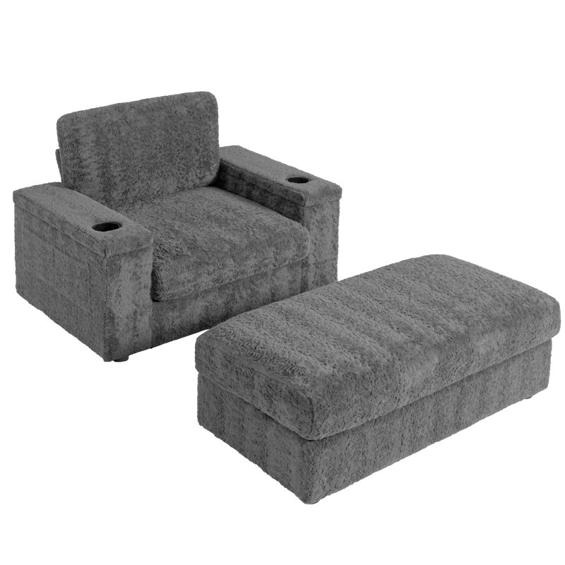 Seeger Chaise Lounge, Gris