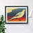 Dove Bird Deco Style Abstract - Single Picture Frame Print-406569-406574