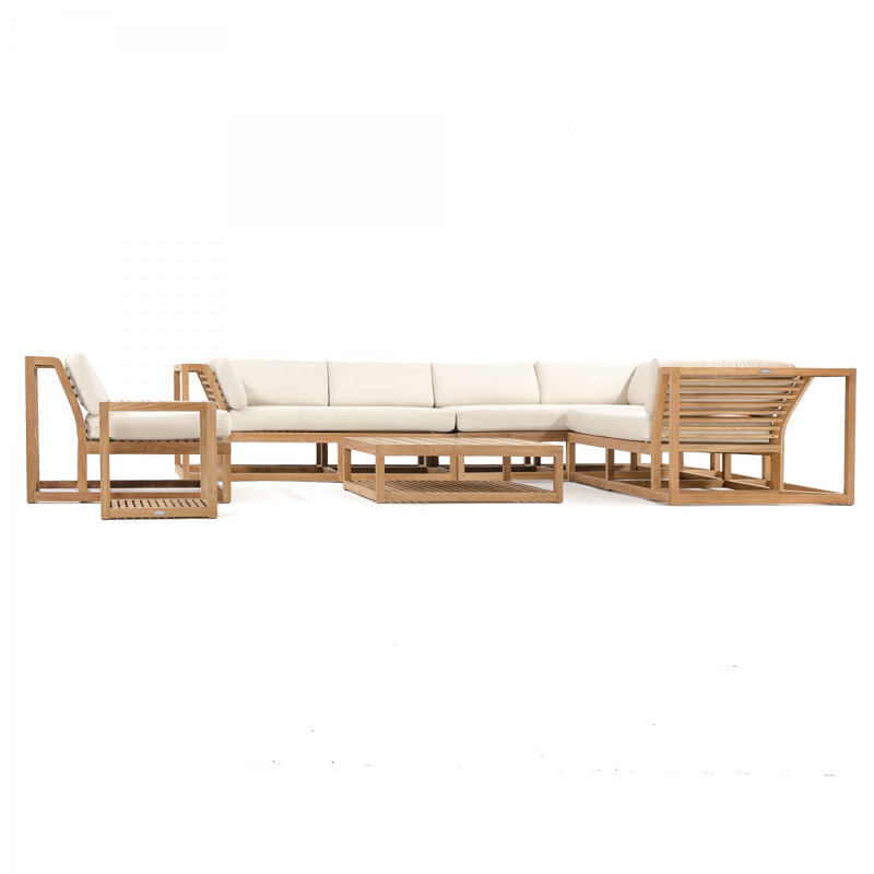 Canapé et méridienne modulaire de 117 po de largeur Sunbrella®