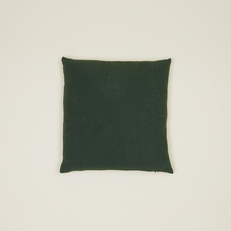 Coussin décoratif simple réversible, Pin, Carré 18 po