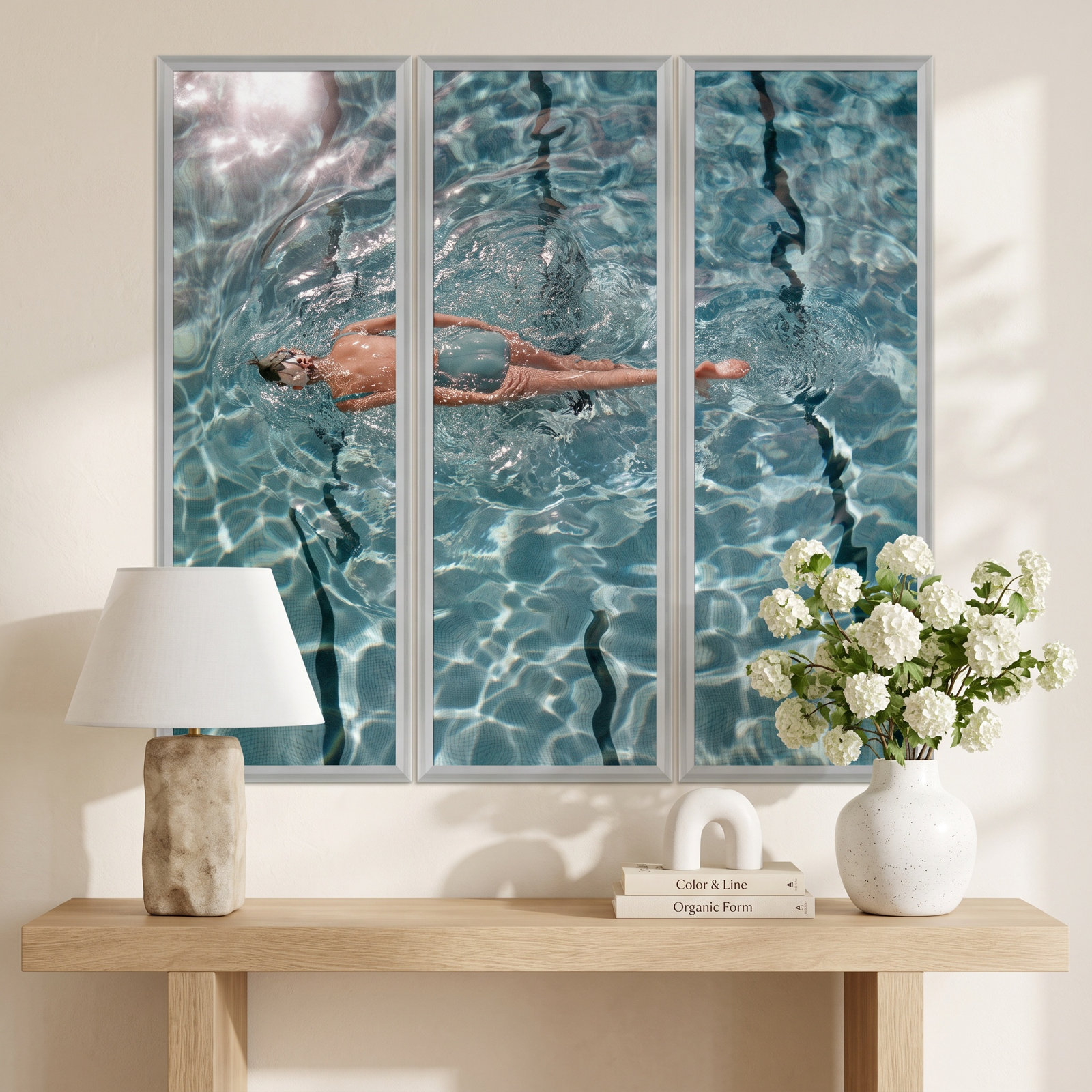 Glamour "Summer U.S.A." Photo Print, 46" H x 48" W x 2.38" D, Gray