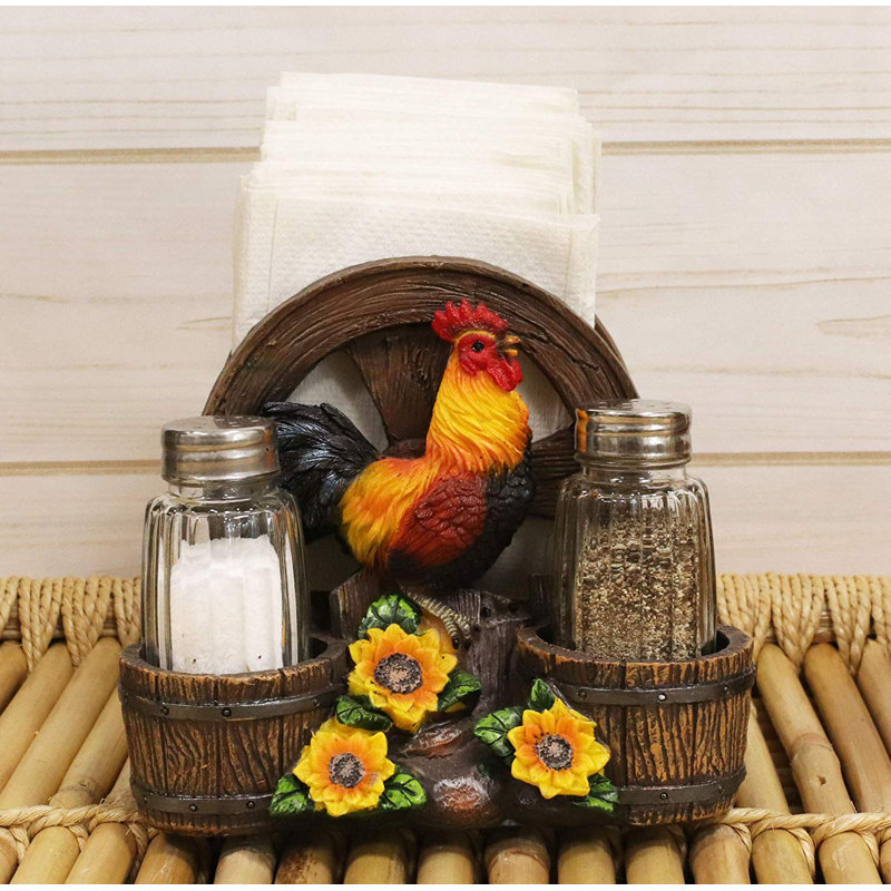 Ensemble de coq et poivre en sel de poulet Rosalind Wheeler
