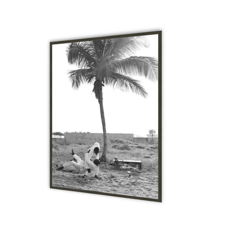 Good Black Art - «Zam», art mural par Stephane Gaboué | Reproduction de photo limitée en noir et blanc encadrée, Noir