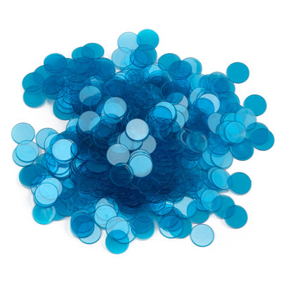 3/4-inch Transparent Bingo Chips Marker