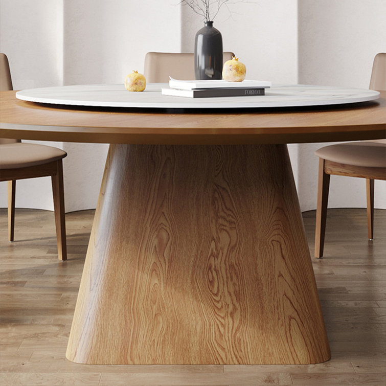 Theo Round Wood Dining Table | 120cm