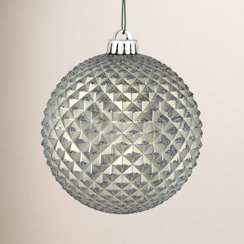 Ornement boule Durian Glitter, Étain