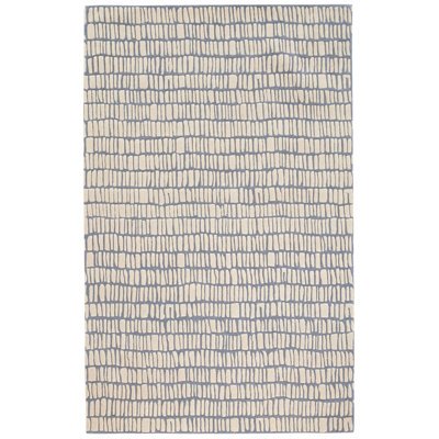 Roark Pewter Blue Hand Tufted Wool Rug