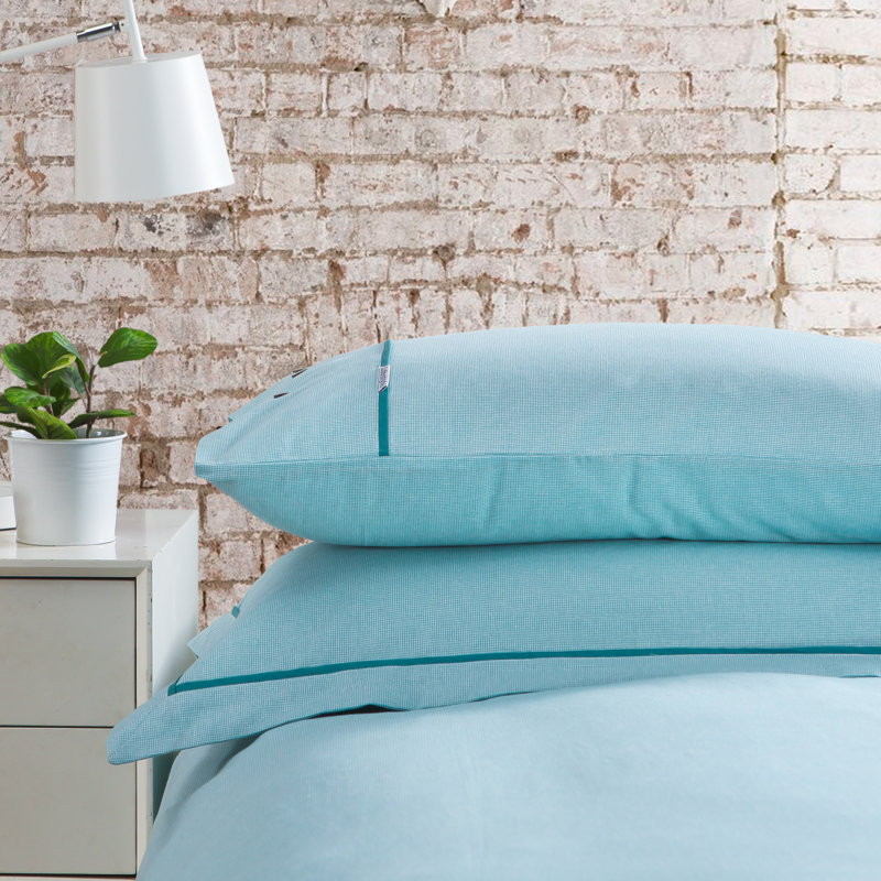 Salvatore Duvet Cover, Aqua, Kingsize