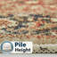 Oriental Machine Tufted Shag Area Rug-1525389108