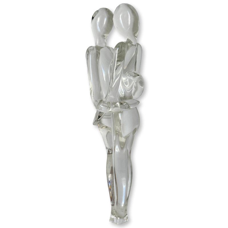 Rare sculpture Mid-Century italienne en verre de Murano