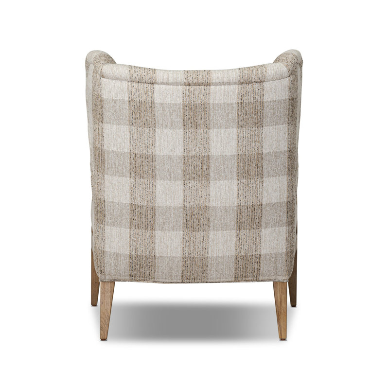 Sedoni Wingback Chair, Light Brown Polypropylene/Olefin