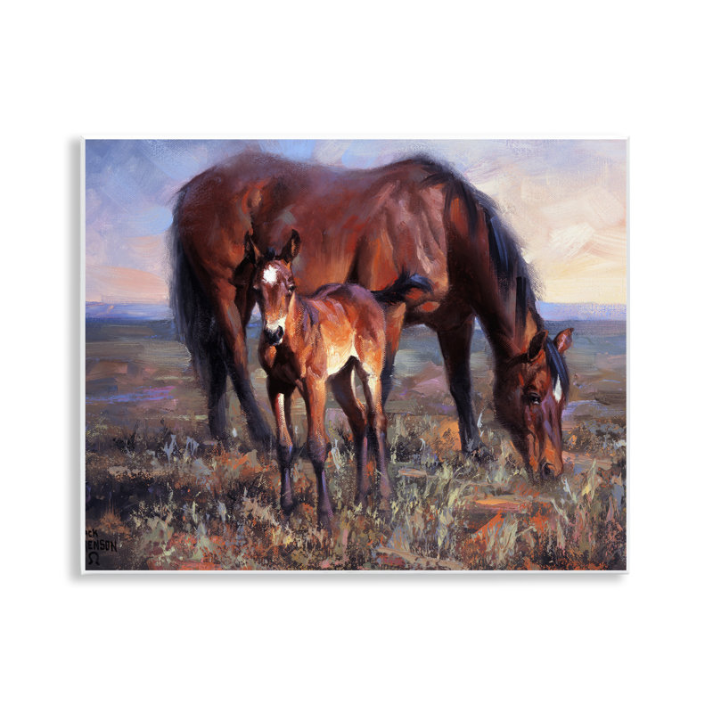 «Mother Mother & Foal Landscape», art mural par Jack Sorenson