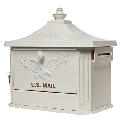Hamilton Aluminum Post Mounted Mailbox