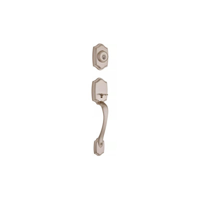Belleview Exterior Portion Handleset with Single Cylinder Deadbolt (Interior Portion Sold Separately)