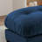 Down Filled Overstuffed Performance Velvet Ottoman-725689548