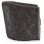 Kazier Faux Leather Swivel Accent Chair