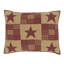 Collection de courtepointe en coton rouge Ninepatch