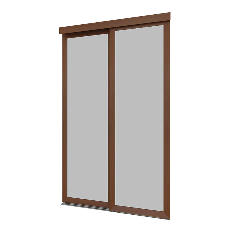Portes de garde-robe coulissantes en verre, 60 po x 80,5 po