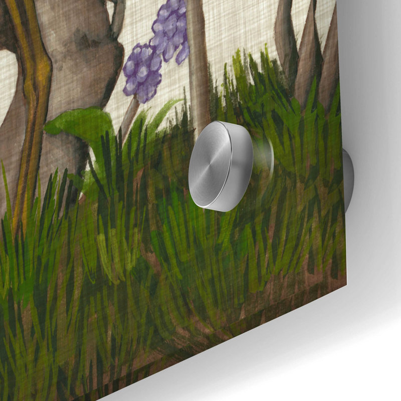 «Paradis Chinoiserie I» par Naomi McCavitt, art mural en verre acrylique, H 36 po x l 24 po x P 0,2 po