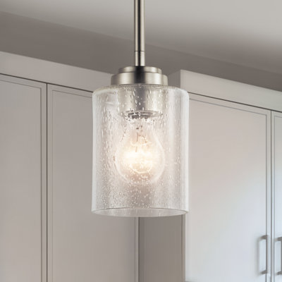 Winslow 1-Light Brushed Nickel Pendant
